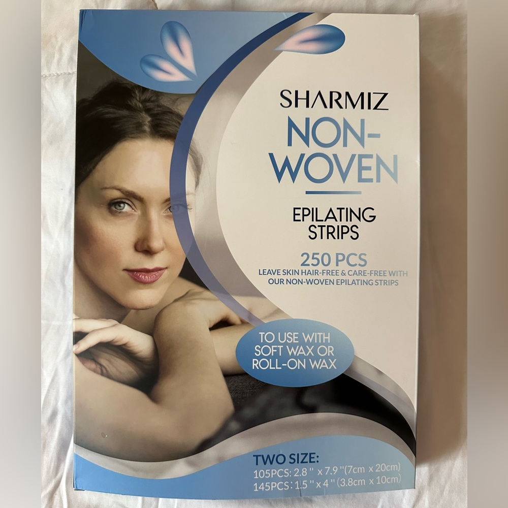 Non-Woven Epilating Strips - White